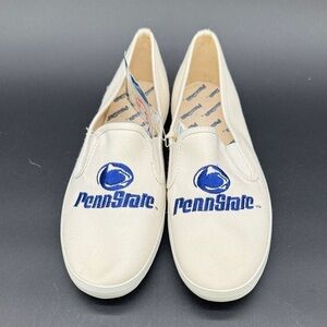 Penn State Slip On Canvas Shoes Sneakers Size 8 NWT